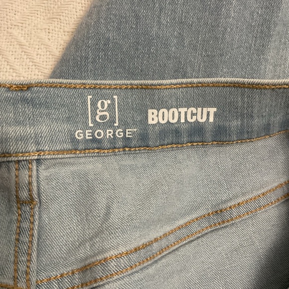 George bootcut light blue Jean 36 x 30 - Picture 3 of 4